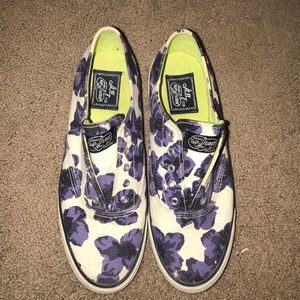 Milly for Top-Sider purple floral slip-ons